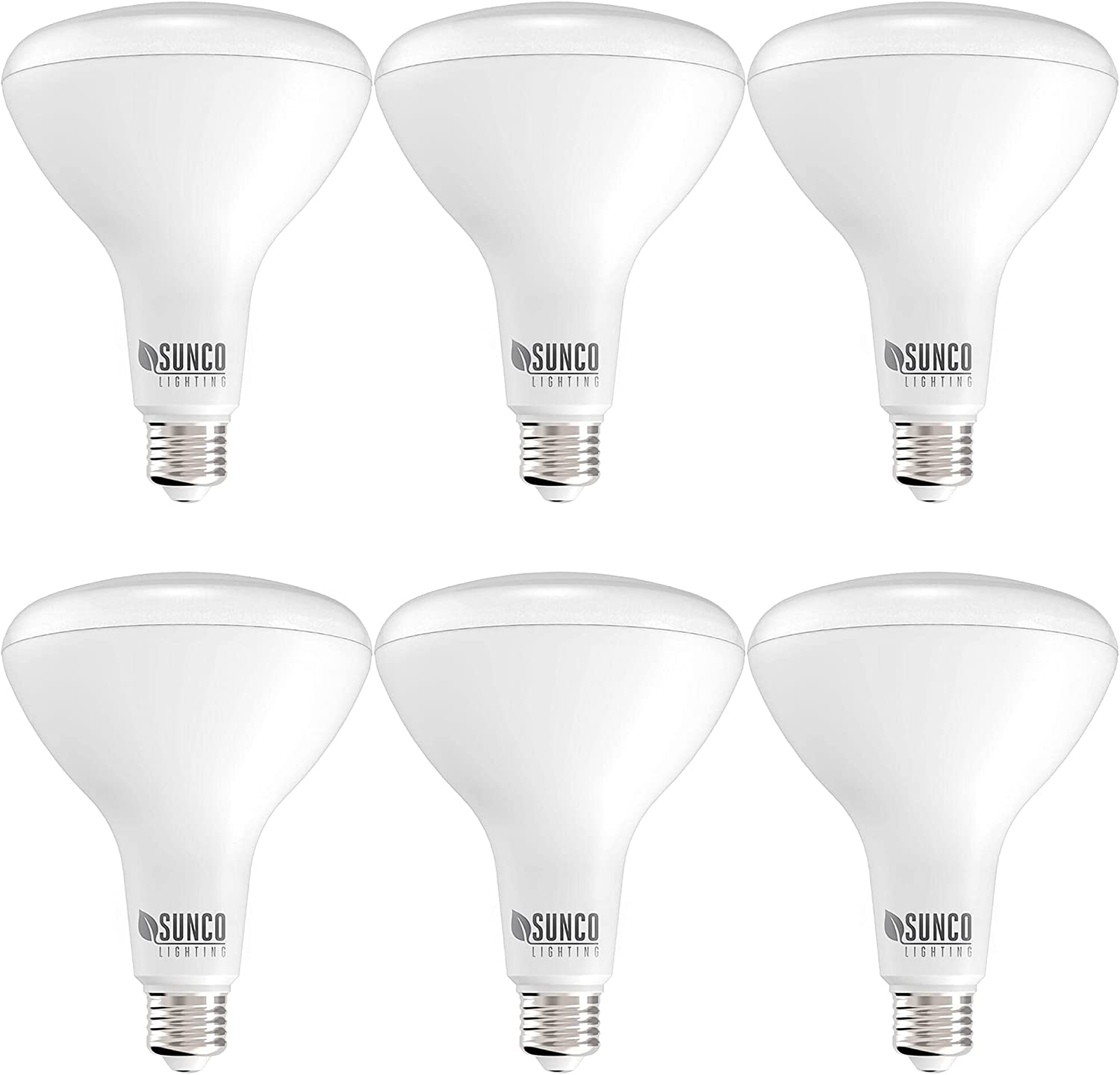 Sunco Lighting Energy Star Anti-Shatter Dimmable Light Bulbs, 6-Pack