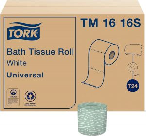 Tork Biodegradable Recycled Toilet Paper, 96-Rolls