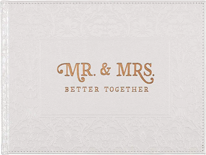 WITH LOVE Mr. & Mrs. Better Together Wedding Guest Book