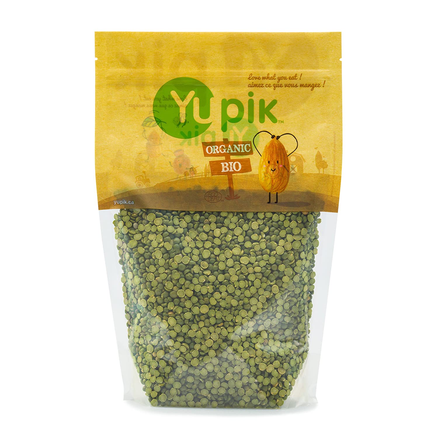 Yupik Kosher All-Natural Dried Green Split Peas
