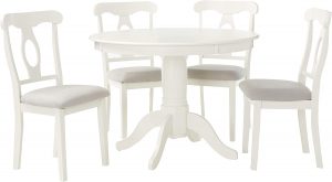 Angel Line Traditional Kitchen Nook Small Dining Set, 5-Piece