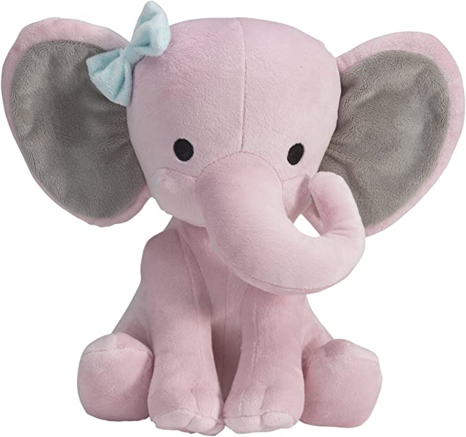 Bedtime Originals Hazel Twinkle Toes Elephant Plush Baby Girl Gifts