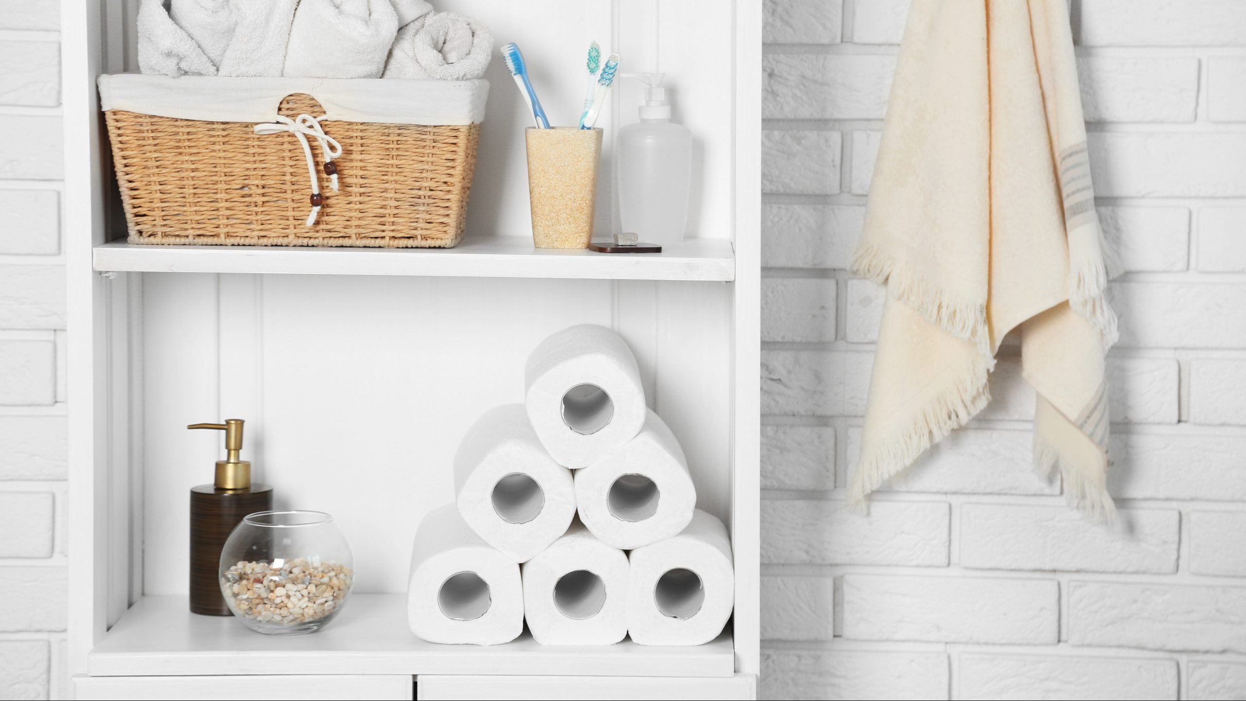 6 Clever Toilet Paper Storage Solutions for Small Bathrooms