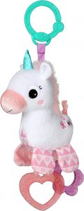 Bright Starts Unicorn Sparkle & Shine Plush Take-Along Baby Girl Gifts