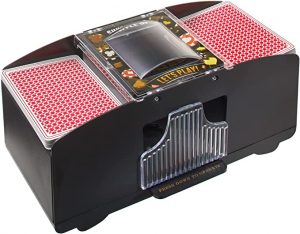 Cool Chimpanzee Battery-Operated Automatic 2 Deck Card Shuffler