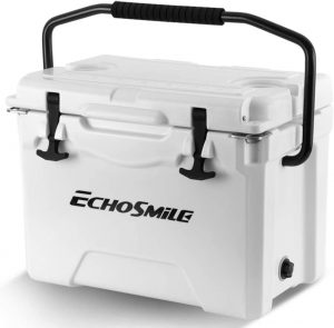 EchoSmile Insulated Silicone Sealed Small Hard Cooler, 25-Quart