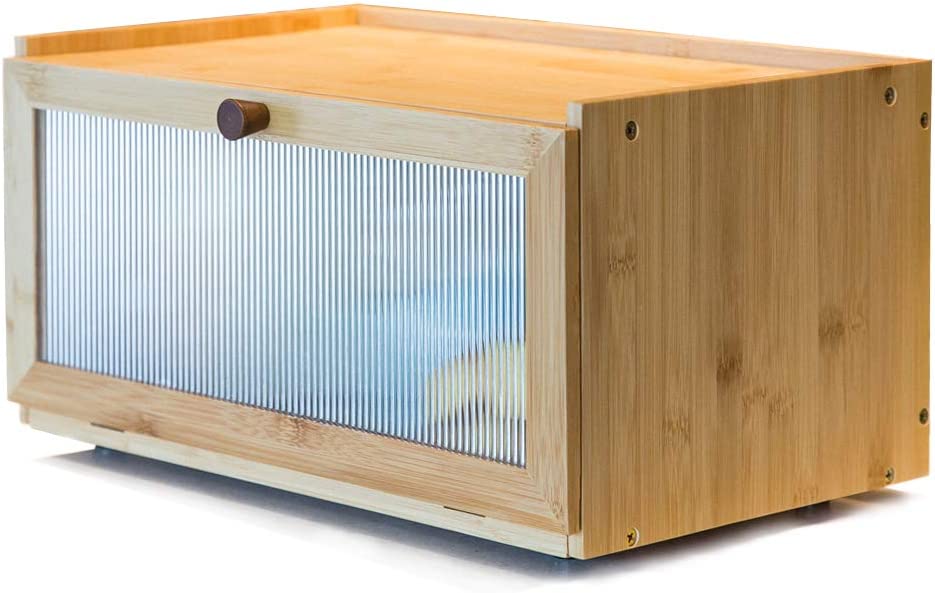 ETMI Transparent Door Panel Bread Box