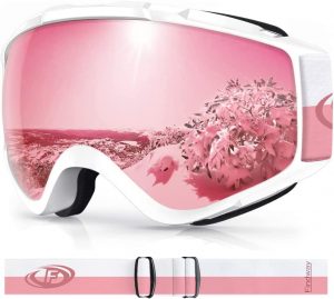 findway Over Glasses Non-Slip Ski Goggles For Women