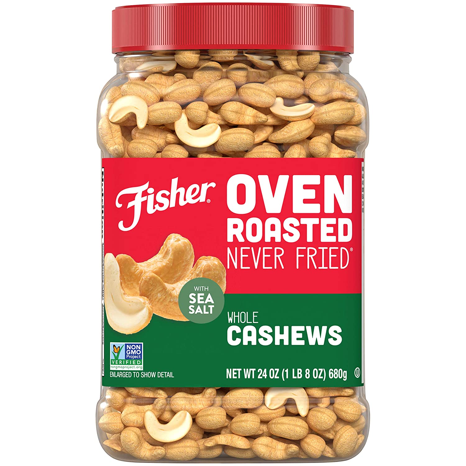 Fisher Oven Roasted No Preservatives Cashews