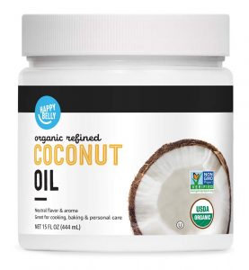 Happy Belly Organic Refined Coconut Oil