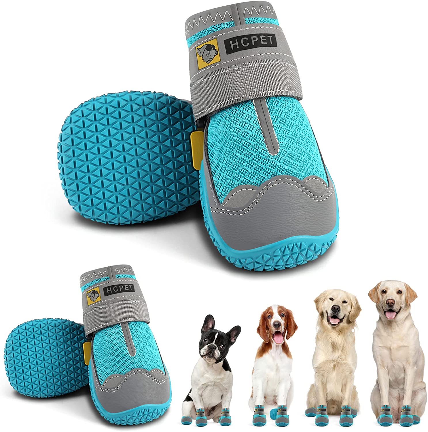 Hcpet Breathable All-Terrain Dog Boots