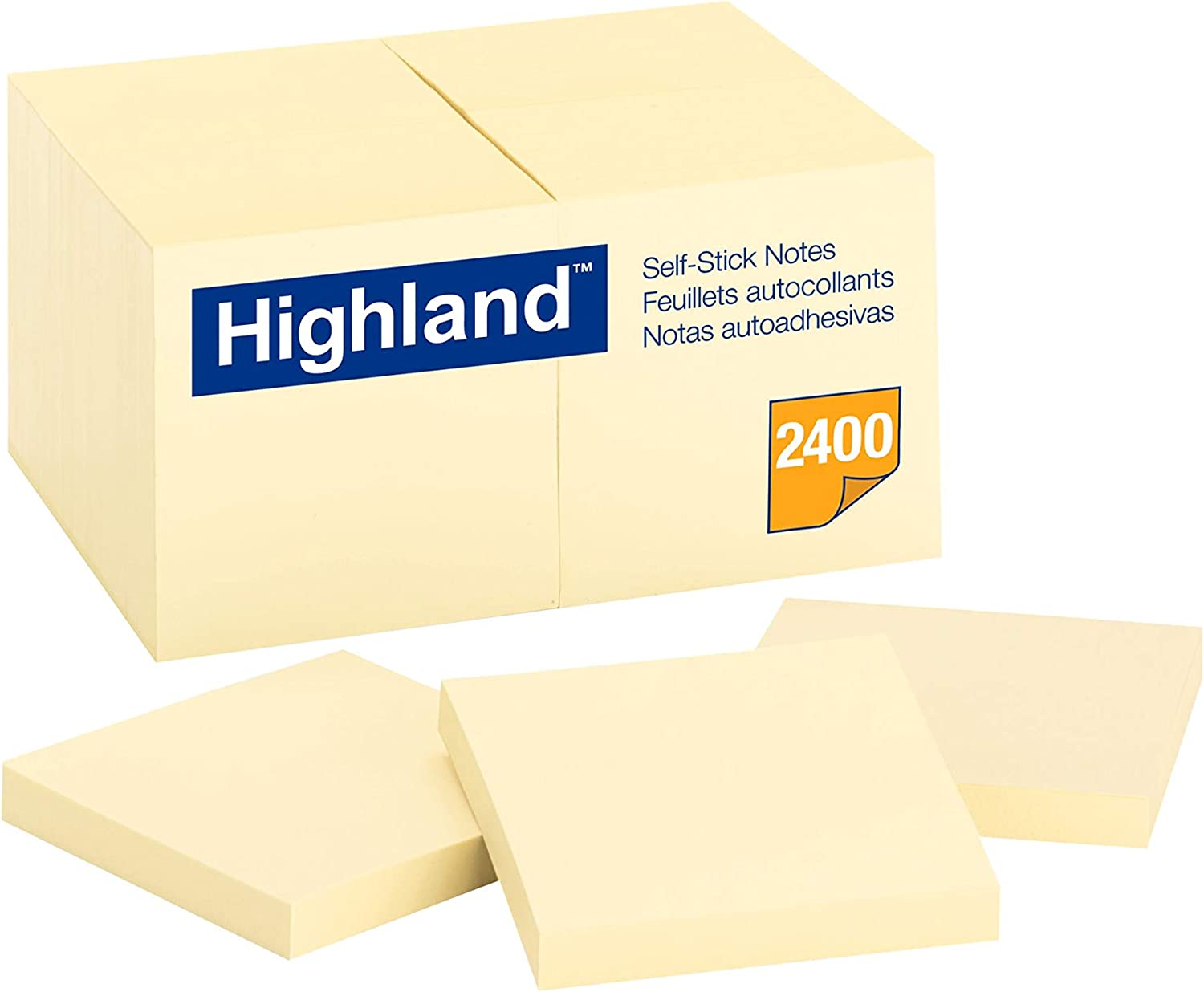 Highland Square Shape Self-Adhesive Sticky Notes