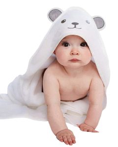 HIPHOP PANDA Hooded Rayon Bath Towel Baby Shower Gift