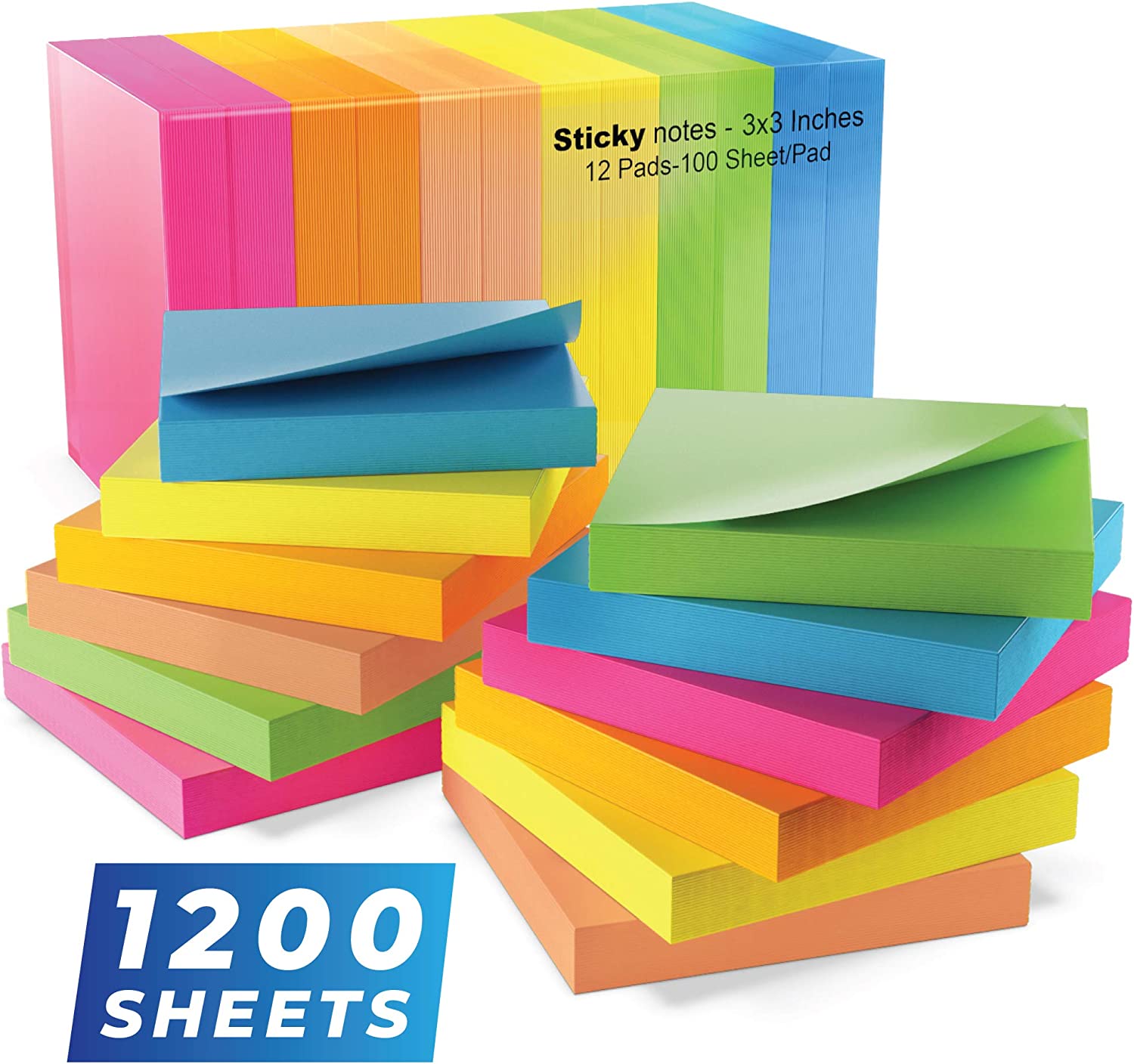 Infiniko 80 GSM Thick Paper Sticky Notes