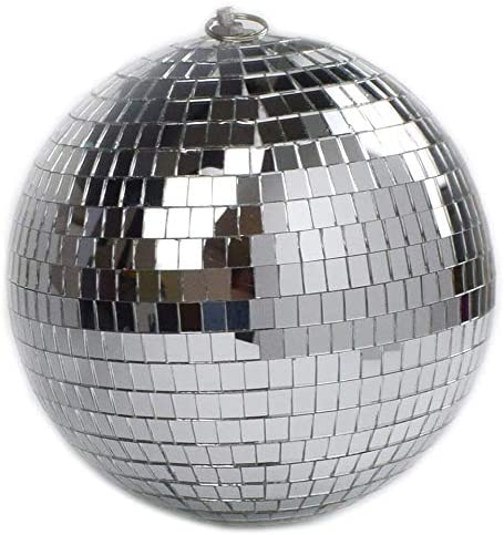 KAREZONINE Mirror Disco Ball, 8 Inch
