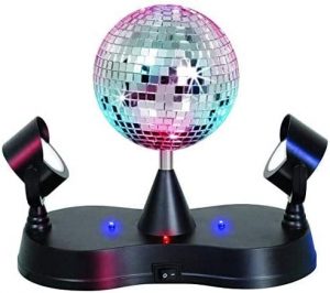 Kicko Revolving Disco Ball Multi-Colored LED Light