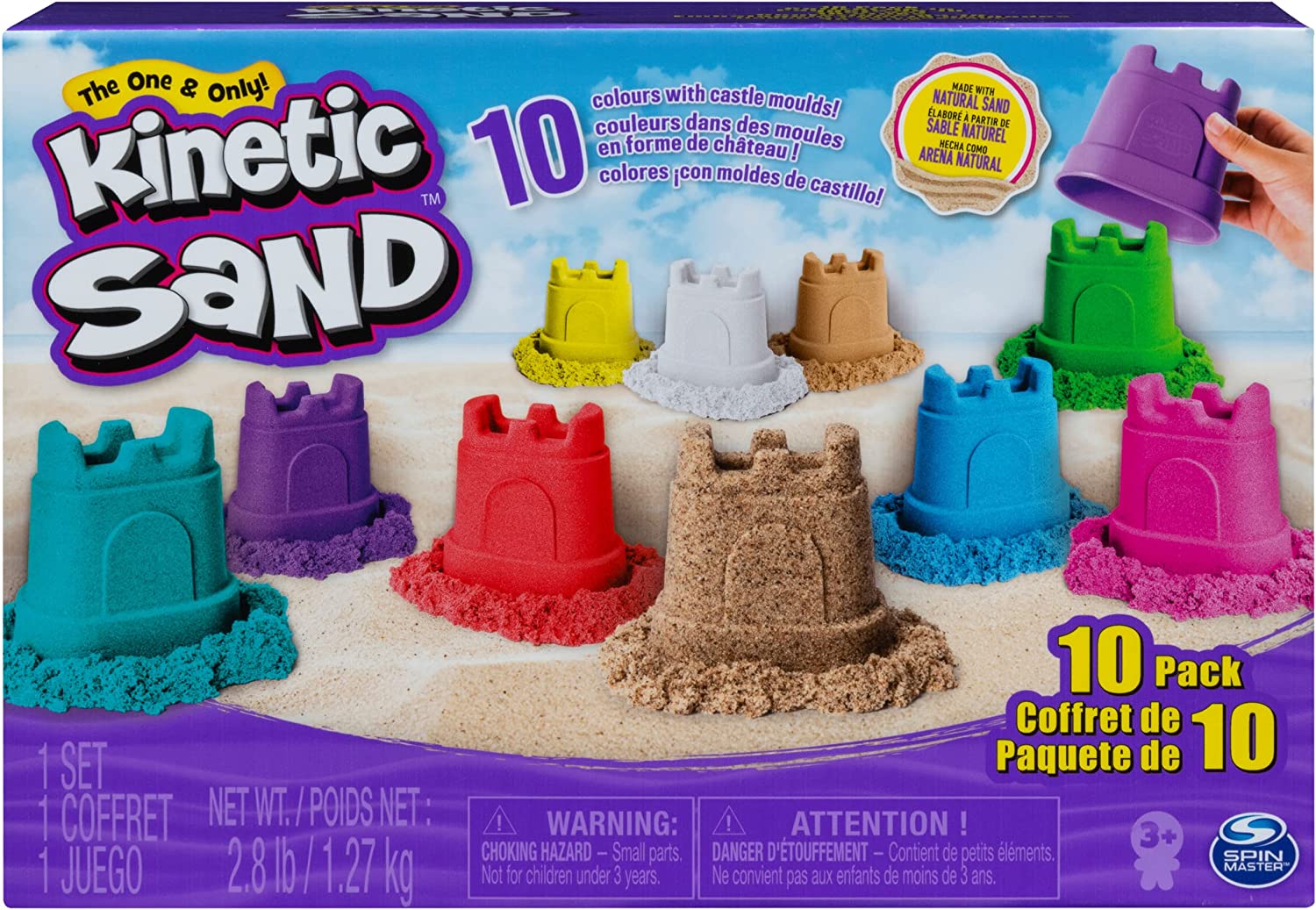 Kinetic Sand 10 Assorted Colors Kinetic Sand Set