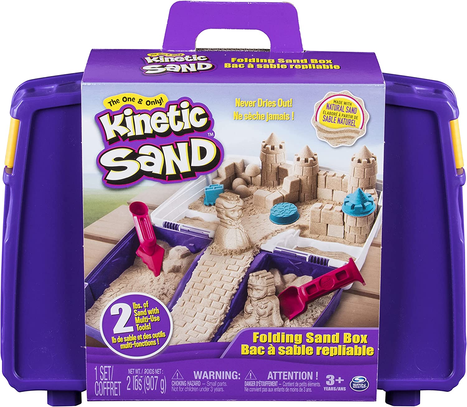 Kinetic Sand Assorted Tools & Folding Sandbox Set
