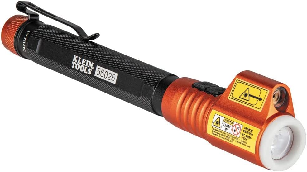 Klein Tools Pocket Clip LED Penlight & Laser Pointer