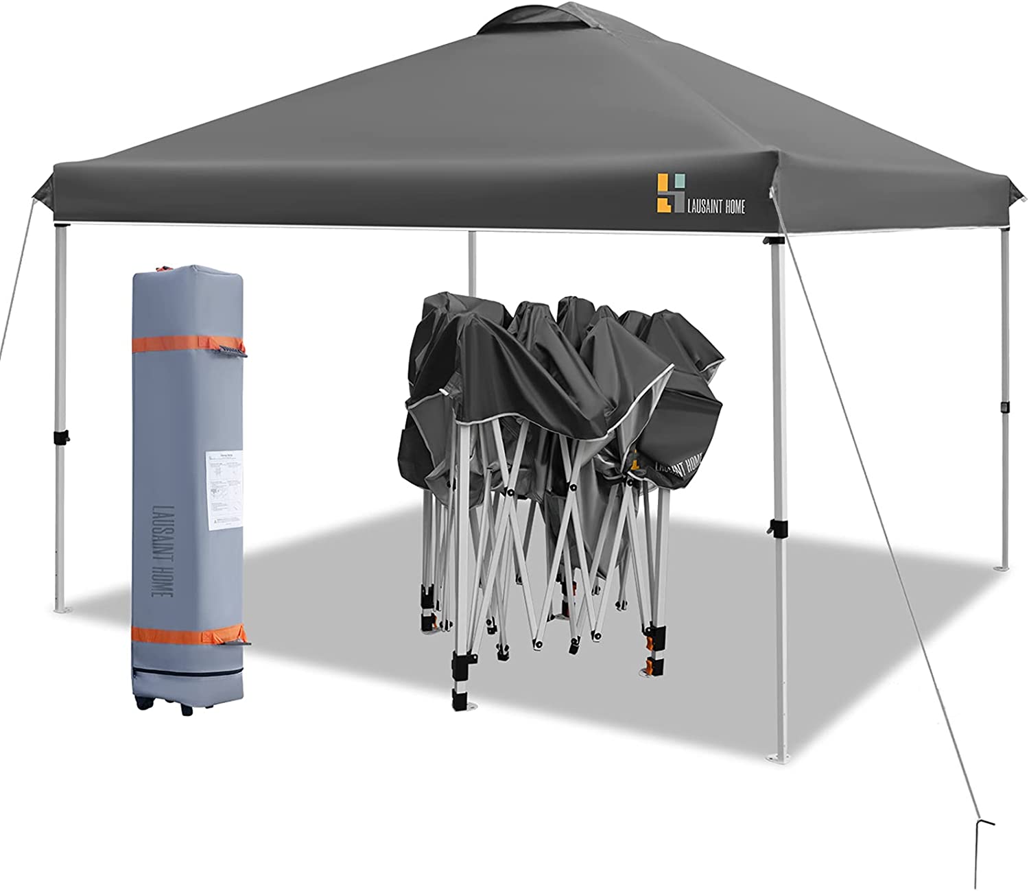 E-Z UP SR9104BL Sierra II Lightweight Pop-Up Canopy Tent, 10×10-Feet