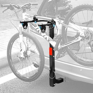 Leader Accessories Tilt-Down Dual-Arm Hitch Bike Rack, 2-Bike