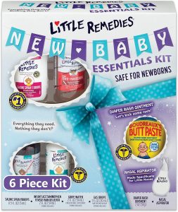 Little Remedies New Baby Essentials Baby Shower Gift, 6-Piece