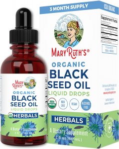MaryRuth Organics Herbal Non-GMO Black Cumin Seed Oil