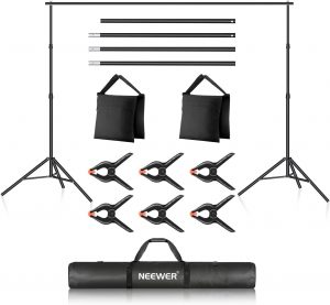 NEEWER All Metal Construction Backdrop Stand Set