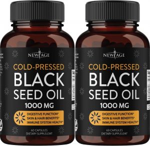 NEW AGE Gluten-Free Certified Organic Black Seed Oil
