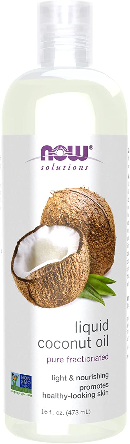 NOW Solutions Odorless Fractionated Liquid Coconut Oil