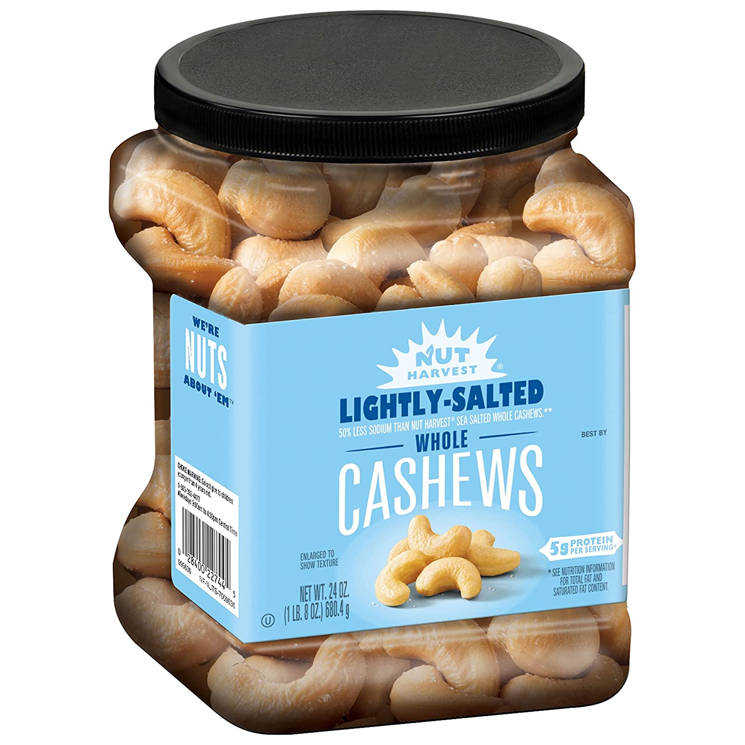 Nut Harvest Whole Lightly Salted Cashews