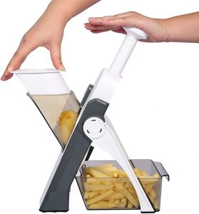 ONCE FOR ALL Safe Upright French Fry Cutter