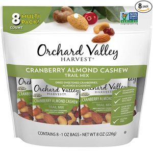 ORCHARD VALLEY HARVEST Non-GMO Cranberry And Nut Trail Mix, 8 Count