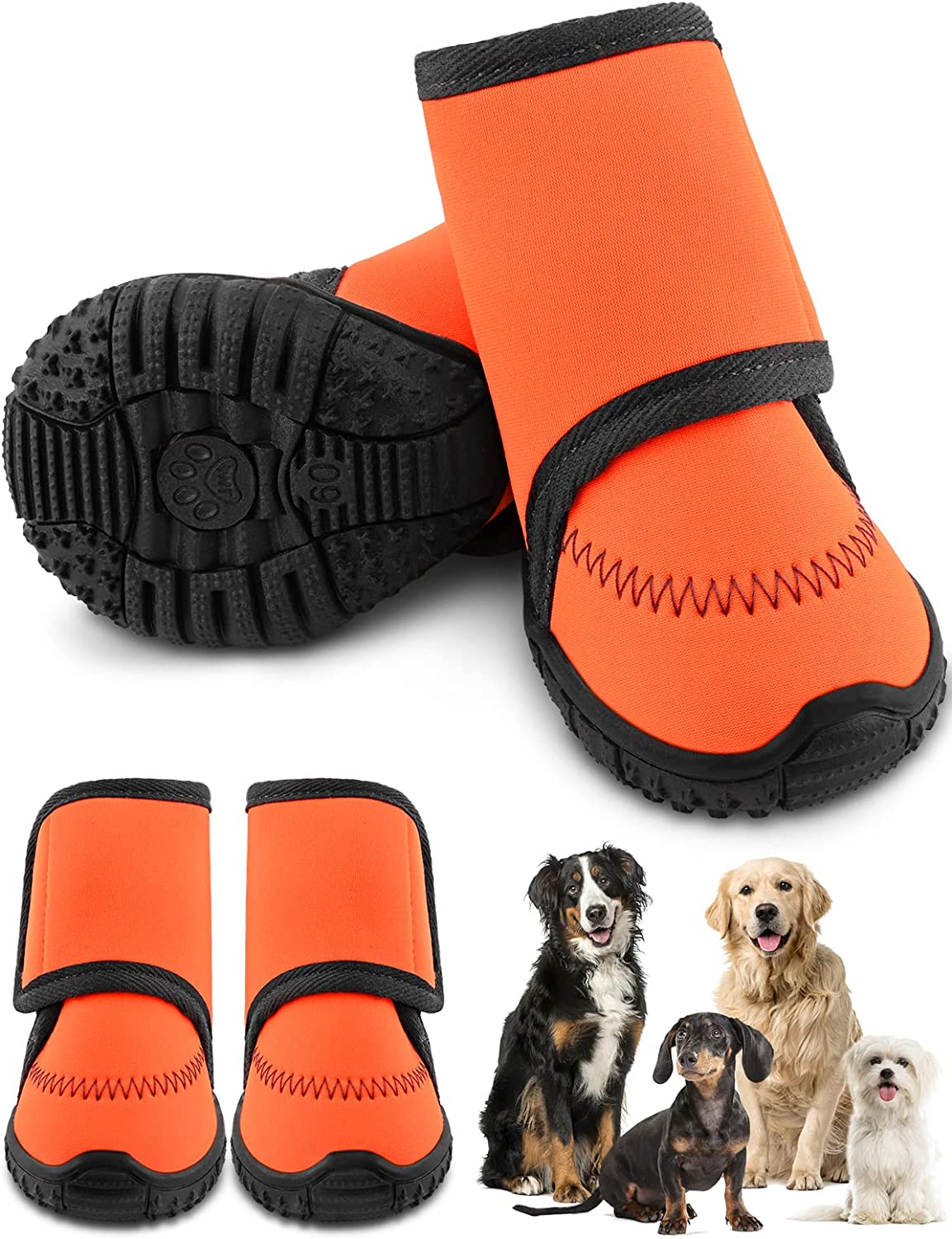 Petbobi Breathable Stretch Fabric Dog Boots