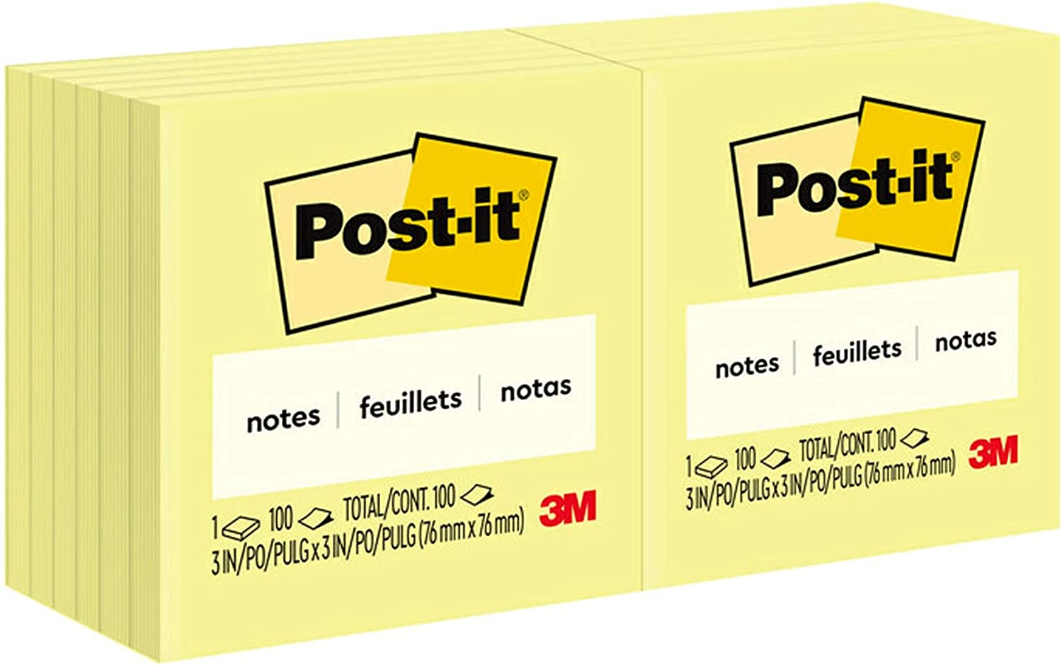 Post-it No Adhesive Residue Sticky Notes