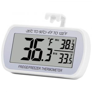 RIY Easy Read Hooked Refrigerator Thermometer