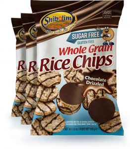 Shibolim Chocolate Drizzled Whole Grain Rice Cakes, 3-Pack