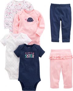 Simple Joys by Carter’s Coordinating Bodysuit & Leggings Baby Girl Gifts
