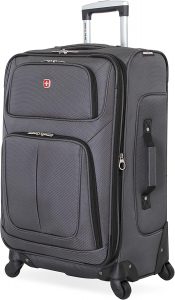 SwissGear Rolling Multidirectional Soft Shell Suitcase, 25-Inch
