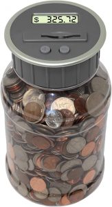 Teacher’s Choice Digital Coin Counter Jar Piggy Bank