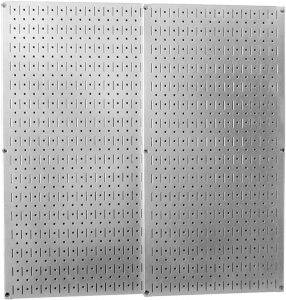 Wall Control Galvanized Steel Pegboards, 2-Piece