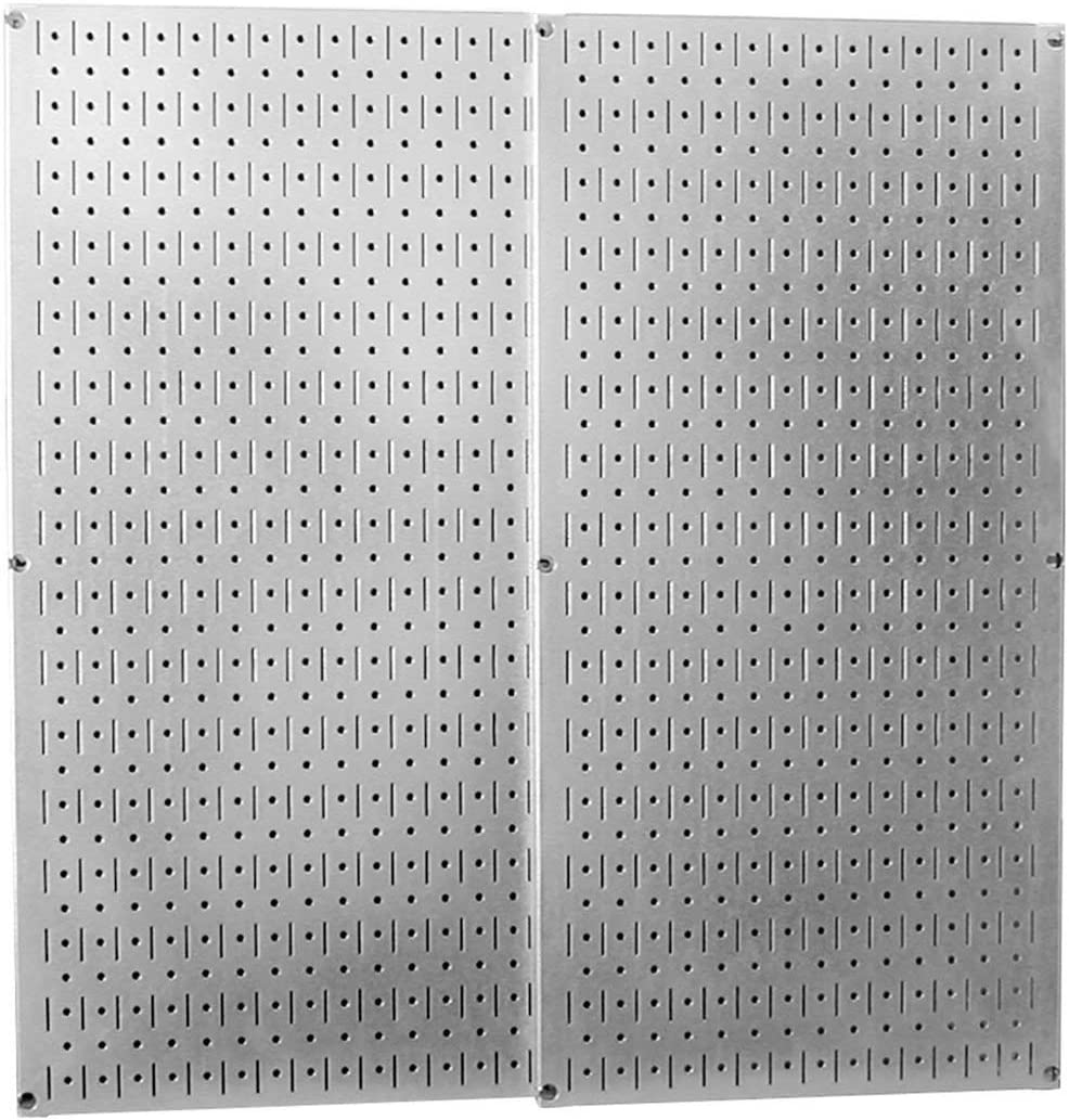 Wall Control Galvanized Steel Pegboards, 2-Piece