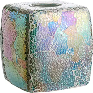 WHOLE HOUSEWARES Mosaic Glass Tissue Box Holder