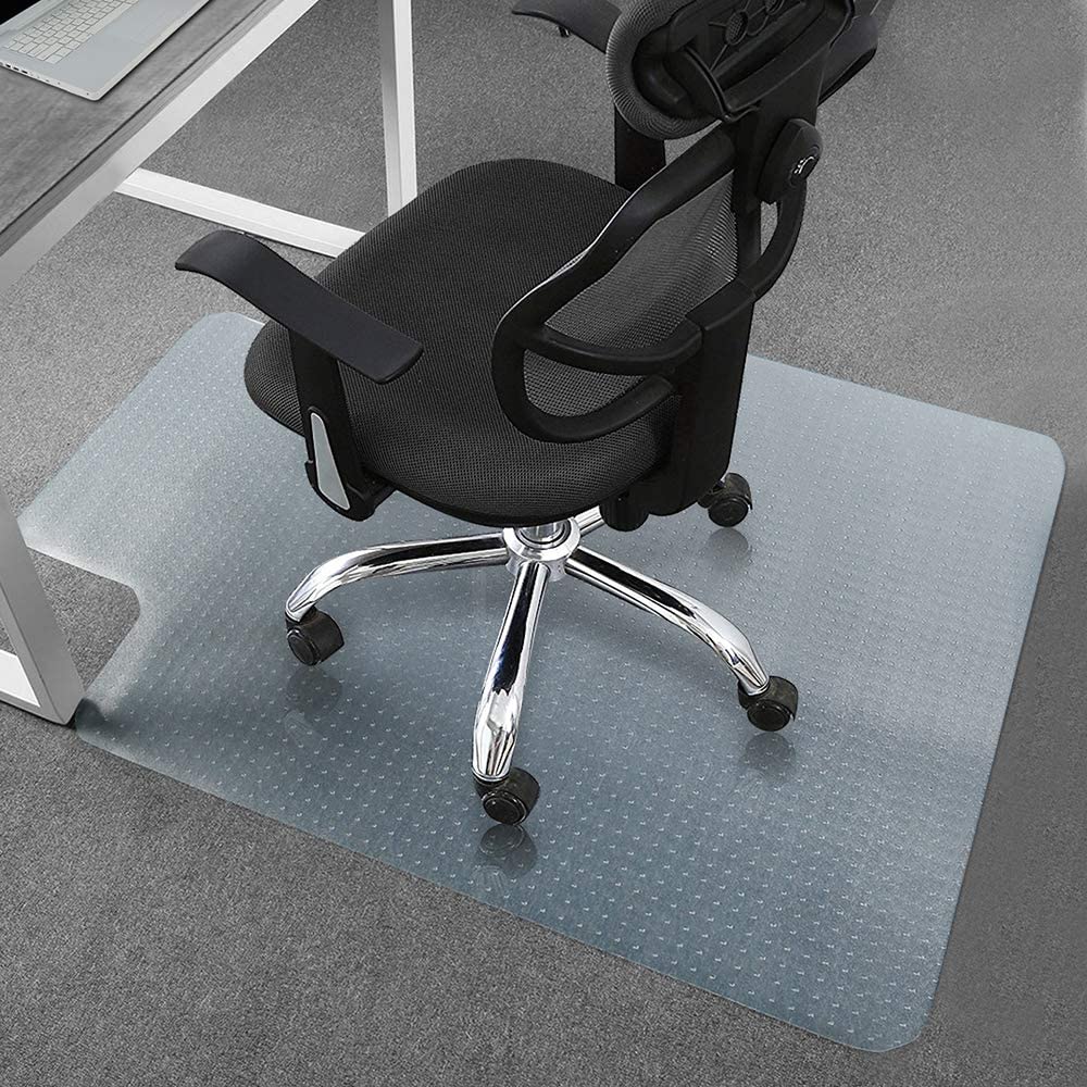 YOSHIKO Non-Toxic PVC Chair Mat For Carpeted Floors