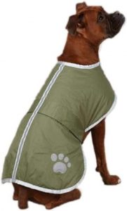 Zack & Zoey Washable Nor’easter Fleece-Lined Blanket Dog Coat