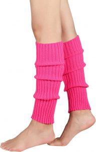Zando Ribbed Knit Acrylic Leg Warmers