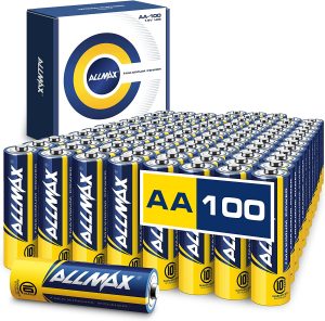 Allmax Super-Conductive Energy Circle AA Batteries, 100-Pack