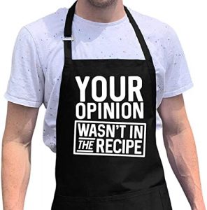 ApronMen Your Opinion Adjustable Apron For Grilling