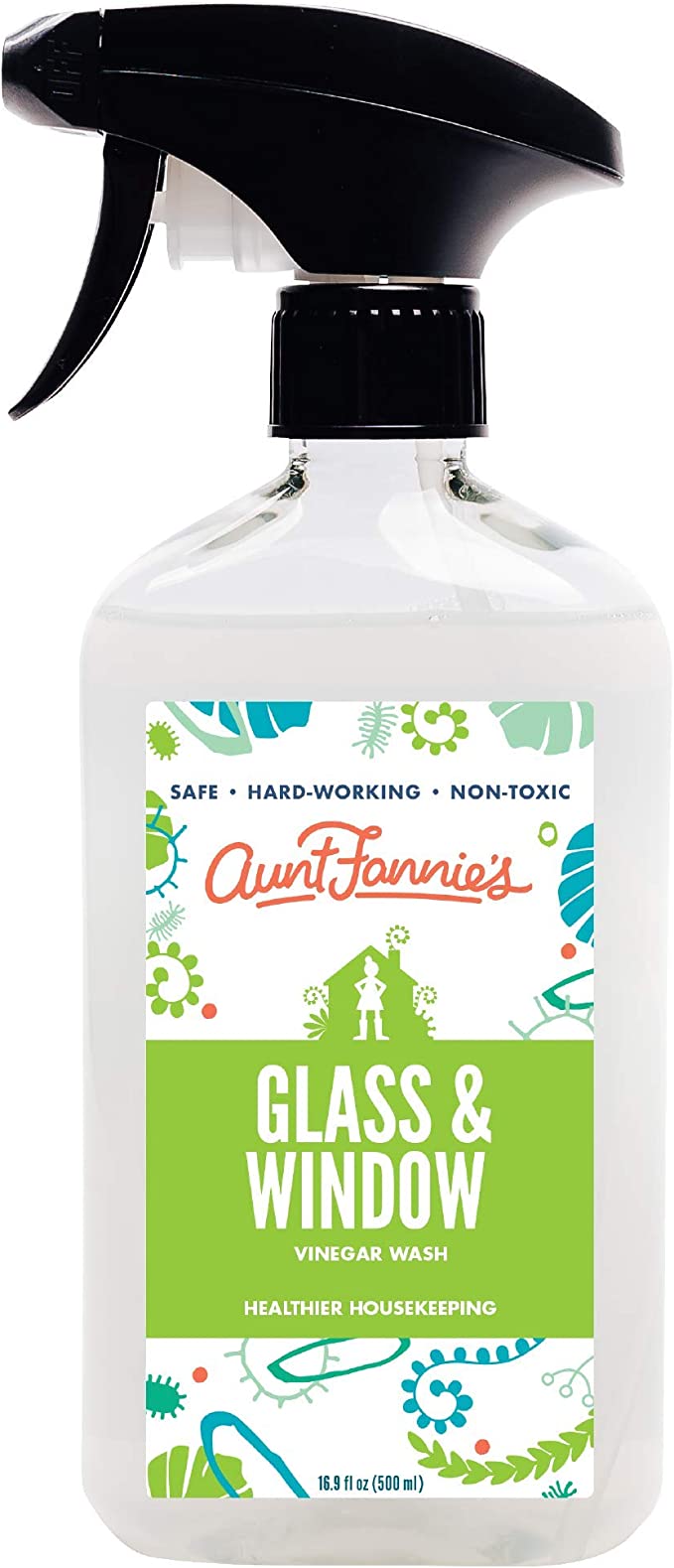 Aunt Fannie’s Natural Streak-Free Glass Cleaning Vinegar Wash