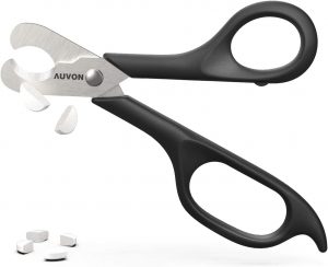 AUVON Stainless Steel Scissors Pill Cutter